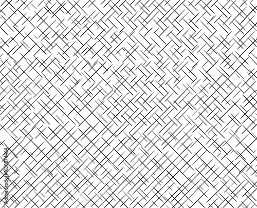 Abstract crisscrossing lines create a textured, intricate pattern