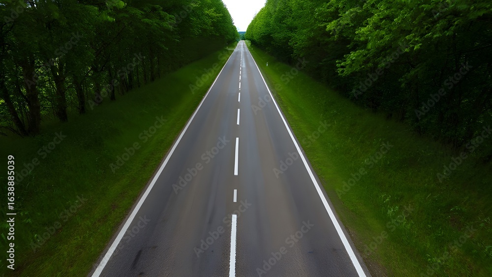 Fototapeta premium road in the forest