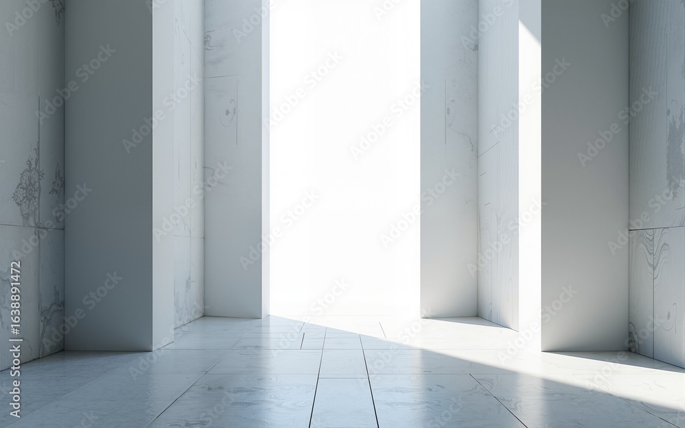 3d render of abstract futuristic architecture with empty concrete floor. Scene for car presentation. High quality 3d render of abstract futuristic architecture with empty concrete floor. Scene for car presentation. High quality