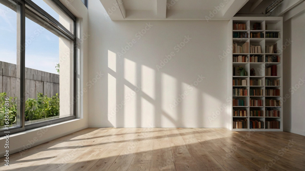 Fototapeta premium empty room with window