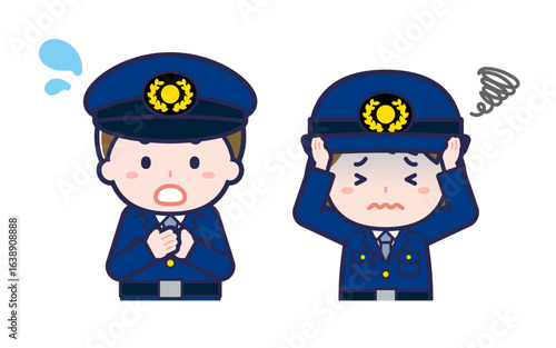 警察官／2人組／男女 06