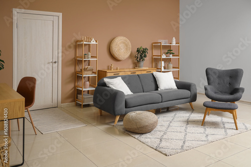 Interior of stylish living ...