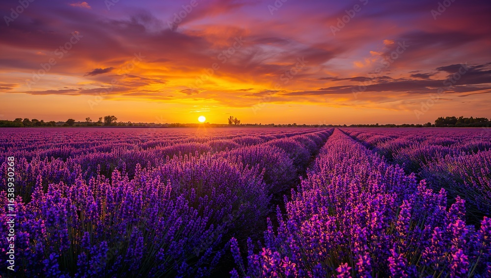 Obraz premium Breathtaking Vibrant Landscape with Clear Skies and Lush Greenery