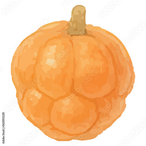 Realistic Cloudberry Illustration – Fresh Ripe Orange Berry Botanical Artwork