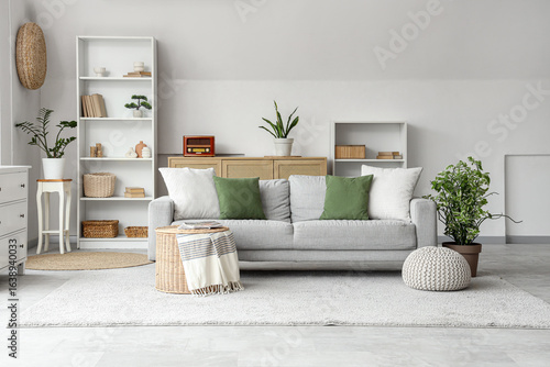 Interior of stylish living ...