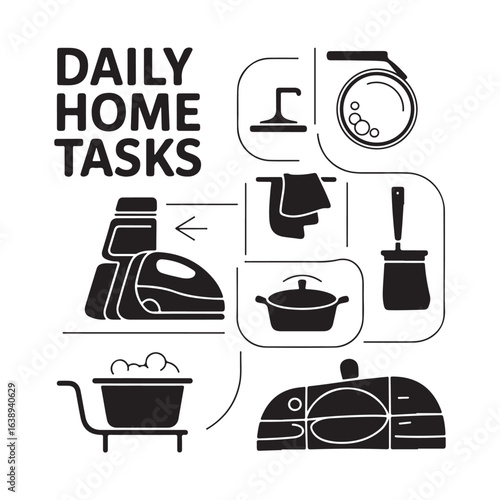 Daily Home Tasks A Visual Guide to Household Chores