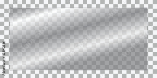 Elegant Transparent Glass Effect Vector Illustration – Glossy Light Reflection, Frosted Crystal Style, Modern Shiny Overlay Design, Clear Smooth Surface, EPS Decorative Abstract Background Graphic