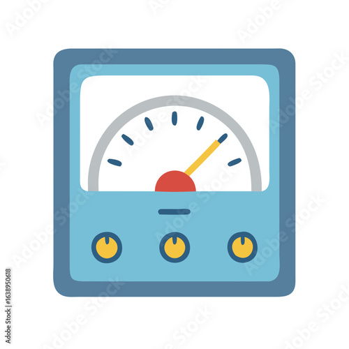  Innovative Analog Voltage Meter Vector Icon