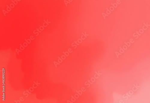 Abstract red watercolor wash, gradient from dark crimson to light coral, illustration, fiery