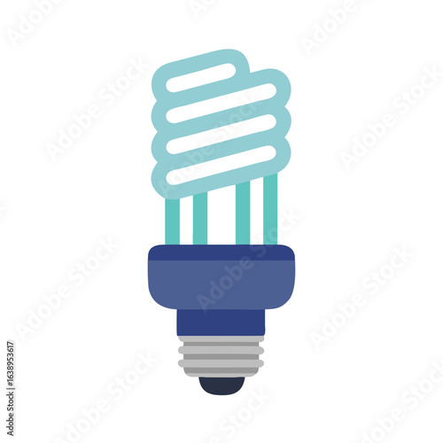  Compact Fluorescent Lamp Icon for Lighting
