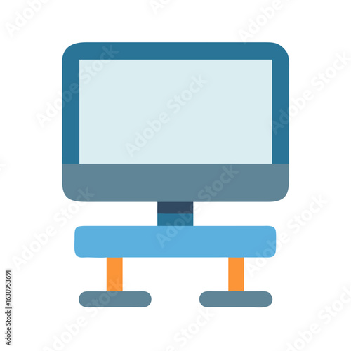  Computer Monitor Stand Icon for Ergonomics