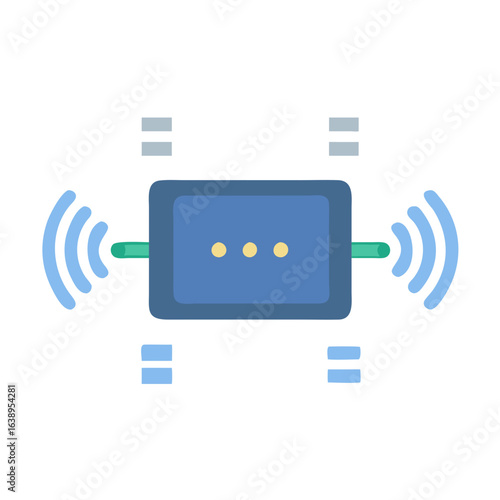  Current Sensor Icon for Electrical Monitoring