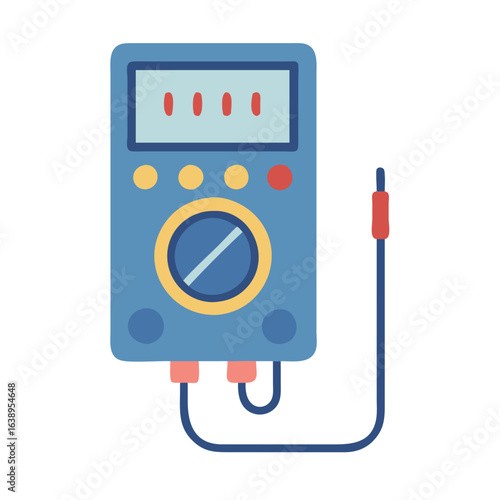  Digital Ammeter Icon for Electrical Measurement