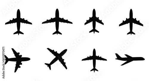Airplane Silhouettes illustration Collection