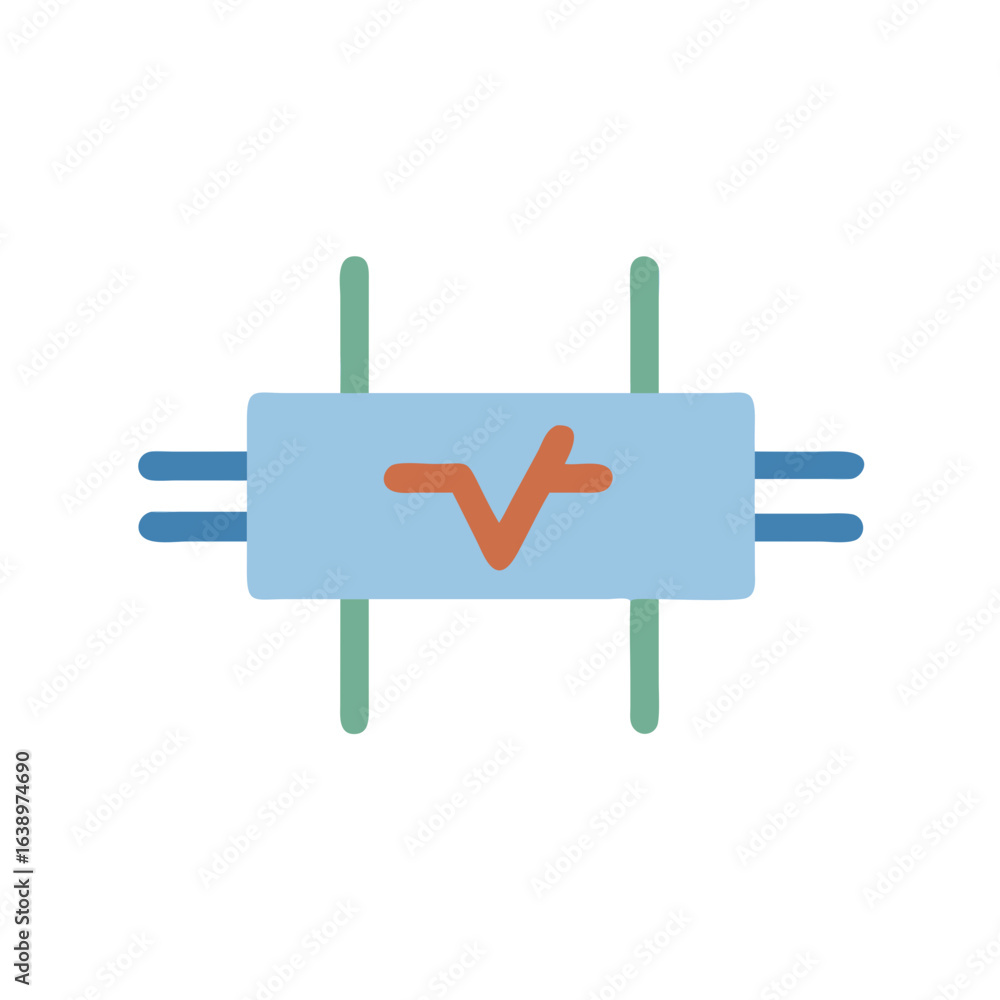 Obraz premium Reliable Voltage Divider Icon for Quality Control