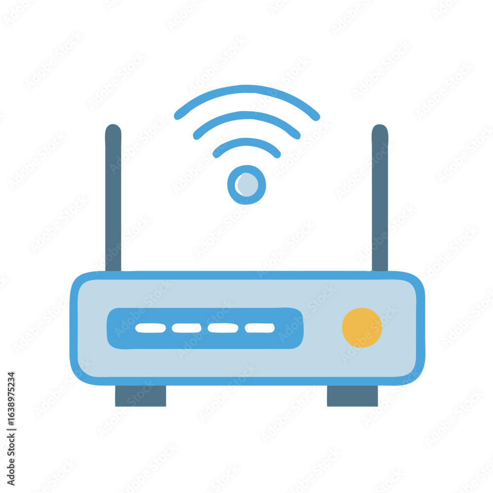 Reliable WiFi Router Icon for Quality Connection Reliable WiFi Router Icon for Quality Connection