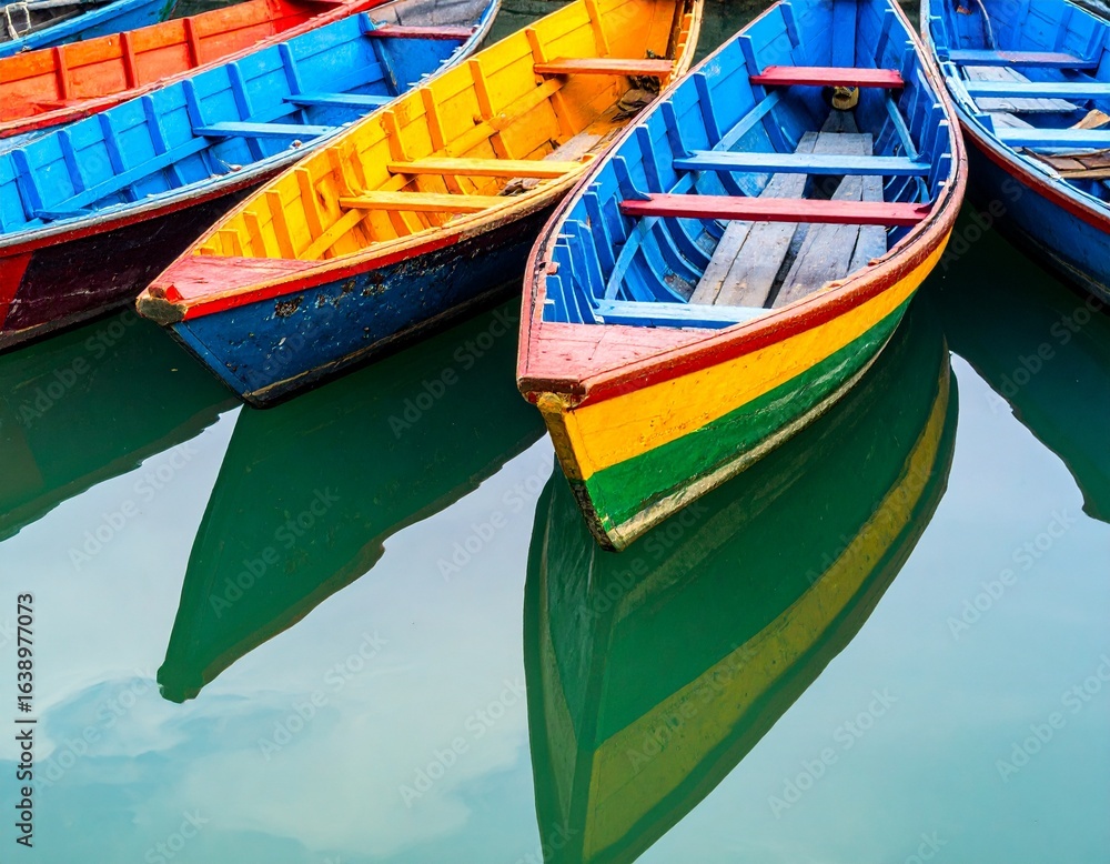 Obraz premium boats on the river