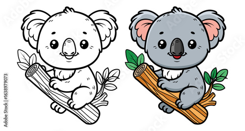 Cute koela bear cartoon