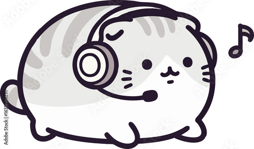 Music Lover Scottish Fold - DJ Kitty