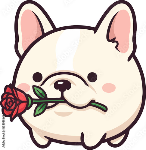 Romantic French Bulldog - Sweet Frenchie