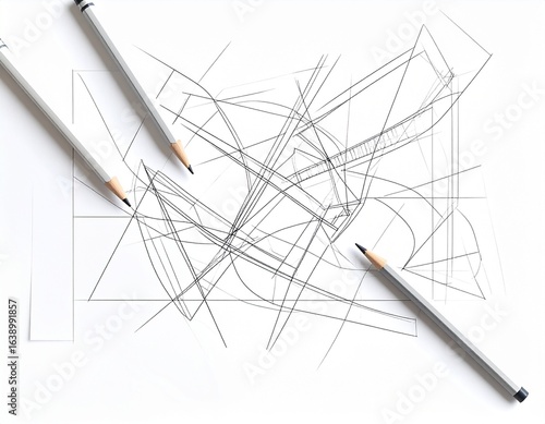 Simple Line Art Drawing