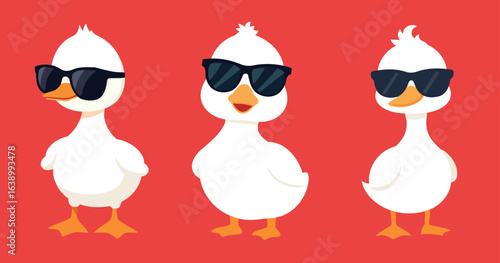 Flat Design Watermelon Vector Clipart Collection