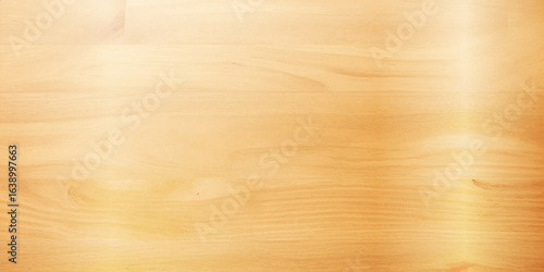 Gently Radiant Golden Light Cascades Across a Smooth Wooden Surface, Highlighting the Intricate Patterns of Natural Wood Grain and Creating a Serene and Harmonious Background
