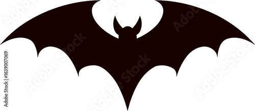 bat silhouette vector on white background. halloween bat icon. Black silhouettes of bats. isolated on white background. vector icon illustration