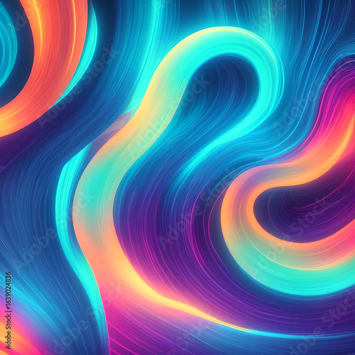 Colorful surreal abstract creative scene background neutral vari