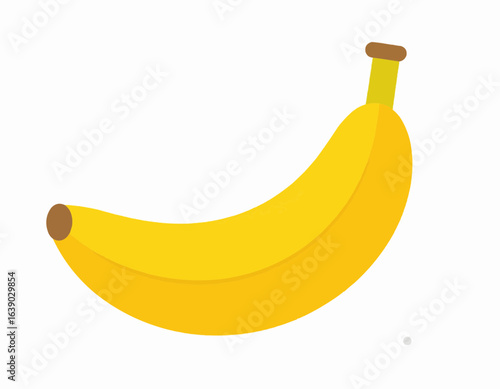 banana isolated on white background