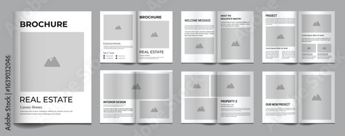 rchitecture and interior portfolio template minimalist design, real estate, architecture, apartment,
magazine, brochure,