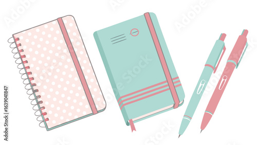 Notebooks and pens stationery office supplies school supplies writing tools journal planner organization tools