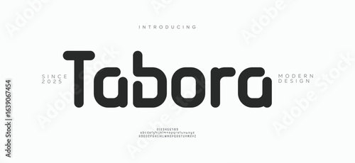 Tobora Modern alphabet letters font logo. Typography luxury minimal lettering fonts decorative wedding vintage retro logos. vector illustration