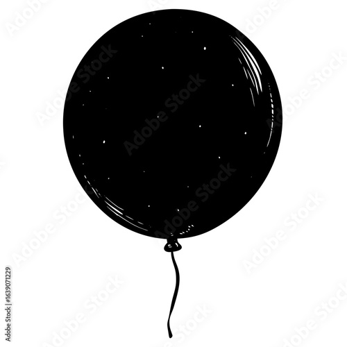 air balloon in the night sky