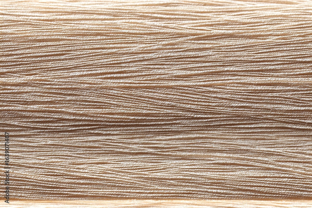 Fototapeta premium Macro shot of Biflex fibers, visible weave pattern and thread structure, intricate details