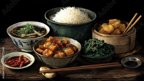 Asian Cuisine: Delicious Meal