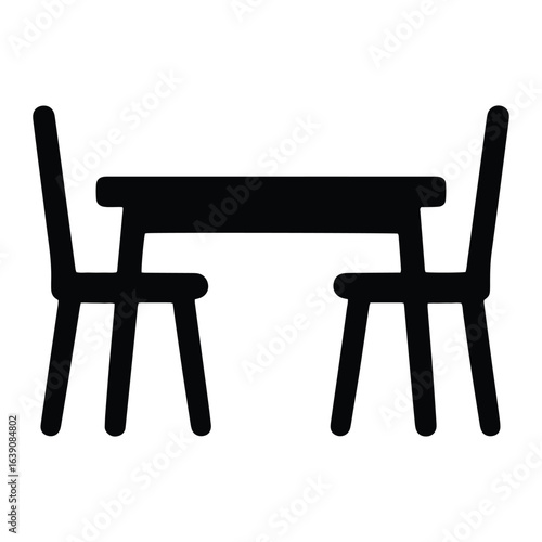 Modern Chair and Table Set for Office, Home Decor, and Comfortable Workspace Design