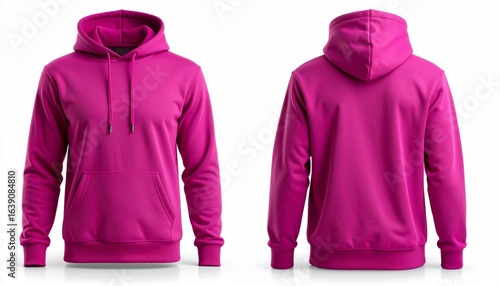 pink shirt isolated on white