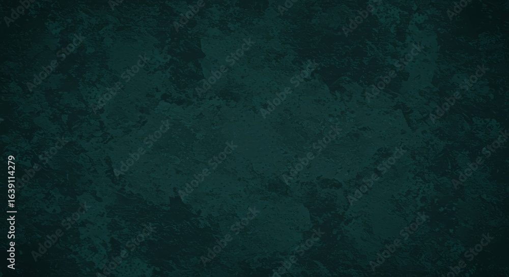 Fototapeta premium A dark teal and blue moody textured background.
