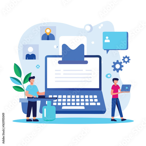 Email Marketing Campaign: Digital Communication Strategy, Teamwork, and Online Collaboration