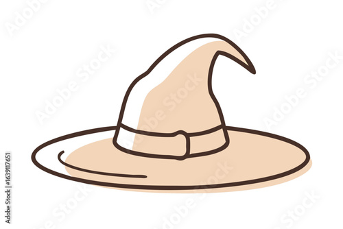Witch hat illustration
