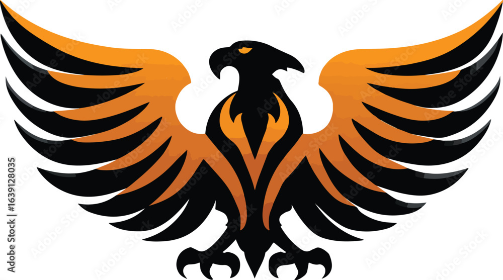 Obraz premium Abstract eagle graphic design