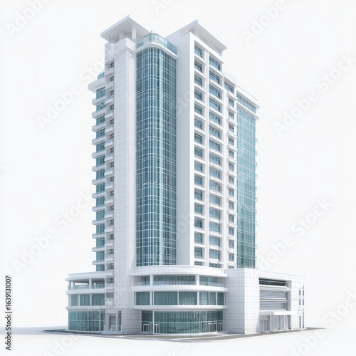 Modern high-rise building