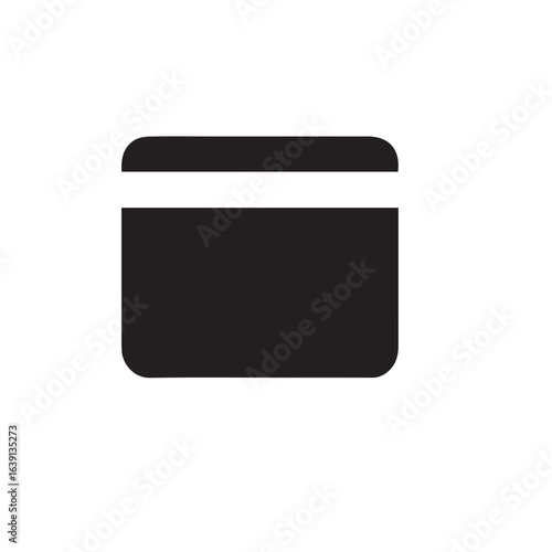 Vector set of credit card and wallet icons for web design
