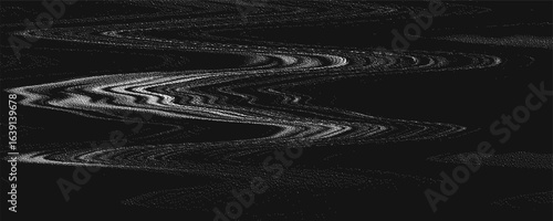 Glitch background. VHS grunge texture with noise effect and pixelation. Analog video digital errors. Retro pixel backdrop. Vector illustration.