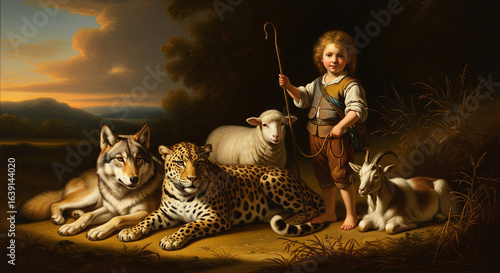 Baroque Style Isaiah 11 The  Peaceable Kingdom