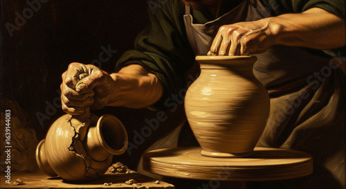 Baroque Style Jeremiah 1 The  Hand of the Potter