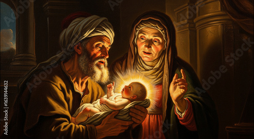 Baroque Style Luke 2  Recognition by Simeon and Anna