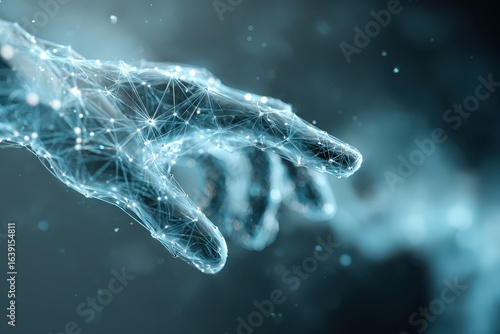 Exploring the future of technology with a focus on blockchain innovations and digital connectivity in a vibrant, interconnected environment