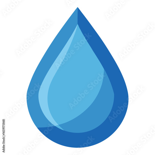 blue water drop